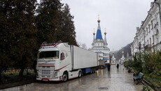 Vinnytsia Eparchy delivers food and construction materials to Sviatohirsk Lavra