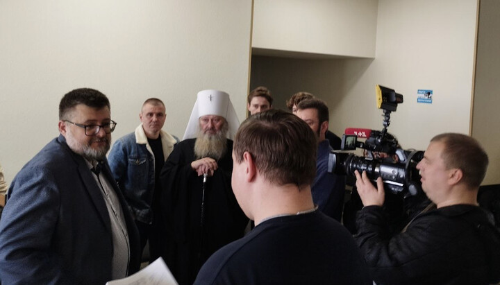 Metropolitan Pavel in court. Photo: t.me/tarik_nezalejko