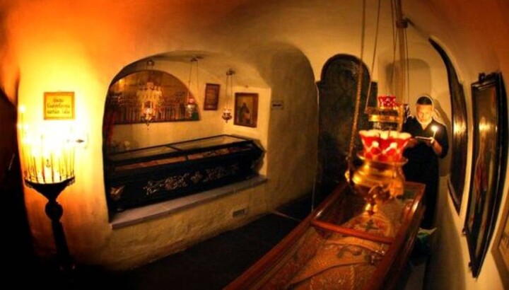 Ιερά λείψανα στη Λαύρα των Σπηλαίων του Κιέβου. Φωτογραφία: lavra.ua
