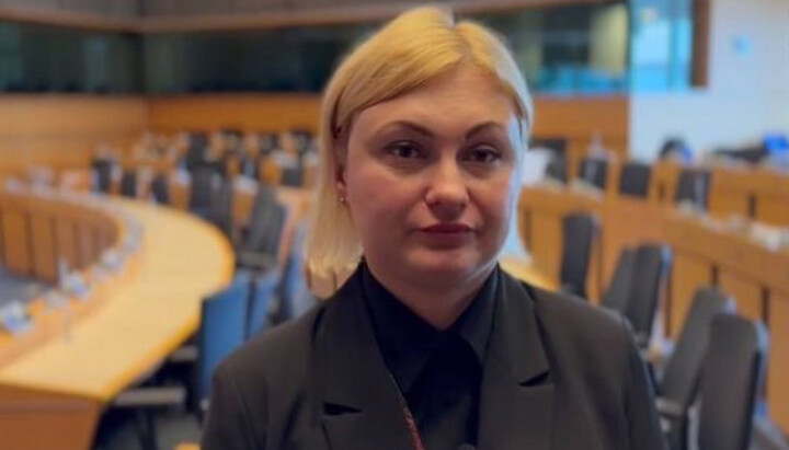 Заступниця голови фракції «Слуга народу» Євгенія Кравчук. Фото: uatv.ua