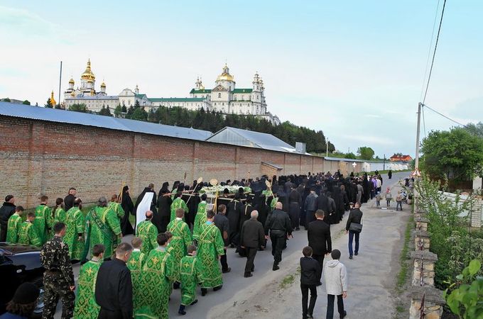 Почаевская Лавра празднует прославление преподобного Амфилохия