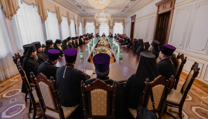 Збори ієрархії та духовенства Церкви Молдови. Фото: сайт Митрополії Молдови