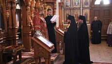 В храме УПЦ в Мирнограде состоялся монашеский постриг