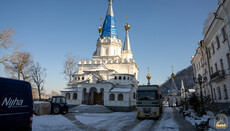 Ровенская епархия передала Святогорской лавре 22 тонны гуманитарной помощи