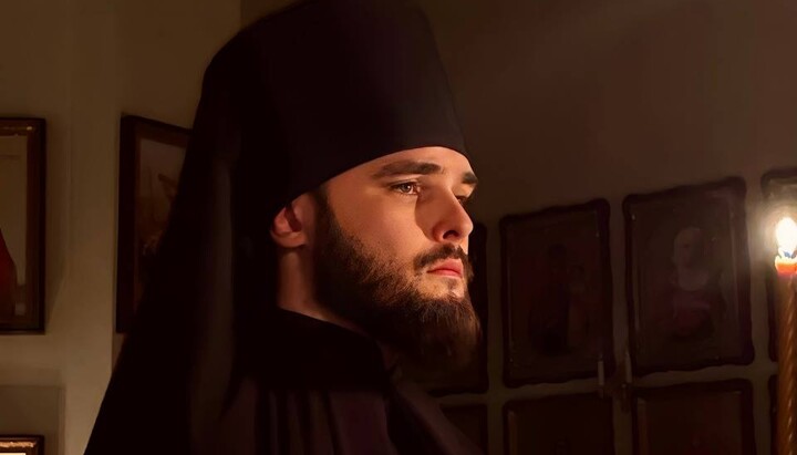 Новопостриженный монах Виктор. Фото: Telegram-канал «Покровське вікаріатство»