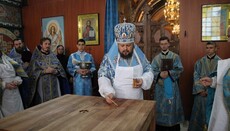В поселке Новоэкономическое Донецкой области освятили храм УПЦ