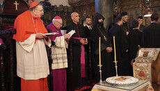 RCC delegation prays with Patriarch Bartholomew at the Phanar