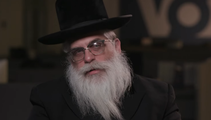 Chief Rabbi of Kyiv and Ukraine Yaakov Dov Bleich. Photo: screenshot from the Voice of America YouTube channel