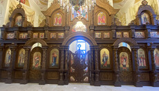 В Одессе Думенко «освятил» иконостас с царскими вратами в виде тризуба