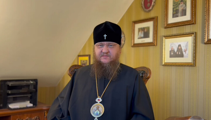 Metropolitan Theodosiy. Photo: screenshot from the YouTube channel of the Cherkasy Diocese of the UOC