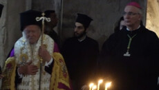 Глава Фанара помолился в Мирах Ликийских вместе с игуменом монастыря РКЦ
