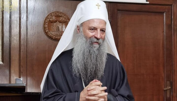 Patriarch Porfirije. Photo: Patriarch's Facebook page