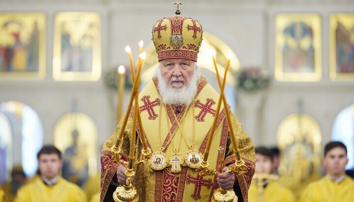 Предстоятель РПЦ Патриарх Кирилл. Фото: patriarchia.ru