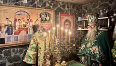 У Покровському монастирі Житомирської єпархії УПЦ освятили печерний храм