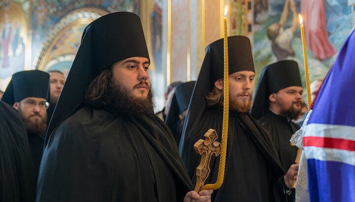 Новопострижені монахи Інокентій та Севастіан. Фото: kdais.kiev.ua