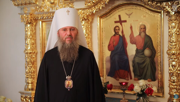 Metropolitan Anthony, UOC Chancellor. Photo: a screenshot of the YouTube video channel of the UOC