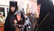 В скиту праведной Анны в Онишковцах совершили постриг в великую схиму