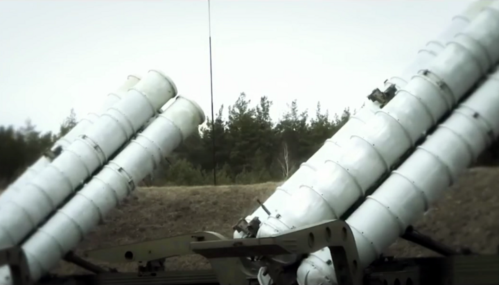 Ракетна пускова установка ЗСУ. Фото: скриншот відео сторінки Повітряних сил ЗСУ у Facebook