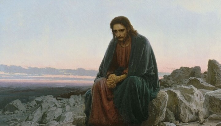 Іван Крамський «Христос у пустелі», фрагмент. Фото: з відкритих джерел