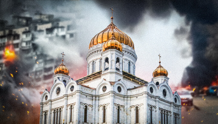 რუსეთის მართლმადიდებლური ეკლესია უკრაინისა და რუსეთის ფედერაციის დაბომბვას განსხვავებულად აღიქვამს. ფოტო: СПЖ
