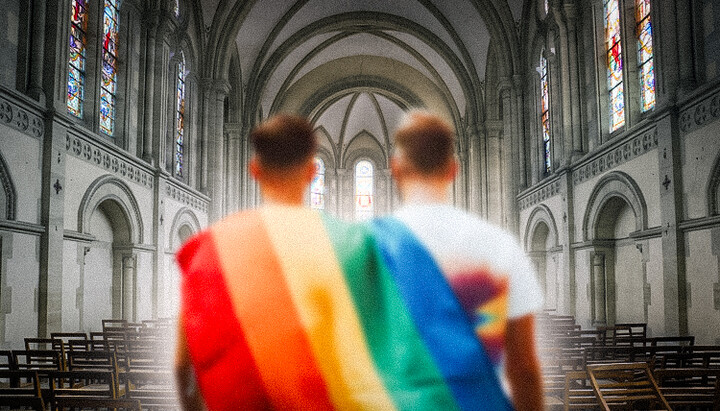 Документ Ватикана о благословении гей-пар вызвал разногласия в РКЦ. Фото: СПЖ