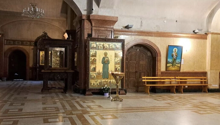 Икона святой Матроны Московской в соборе Тбилиси. Фото: facebook.com/msofliosaeklesiosiakleni