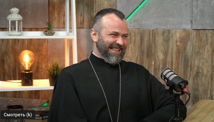 The exarch of the Phanar, Bishop Michael (Anishchenko) of Comana. Photo: a screenshot of the YouTube channel 