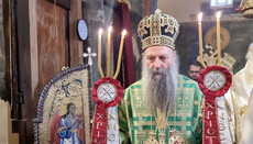 Serbian Patriarch speaks of reasons for Russia's war against Ukraine