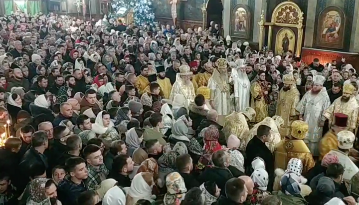 Богослужение в Черновцах 13 января 2024 года. Фото: ФБ Черновицкой епархии