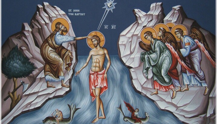 Икона Спасителя «Крещение Господне (Богоявление)». Фото: shutterstock.com