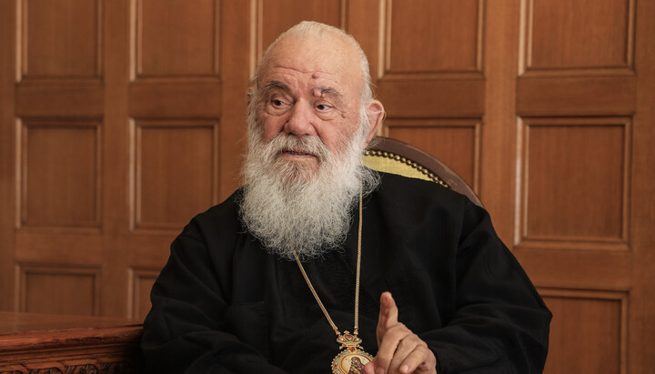 Αρχιεπίσκοπος Ιερώνυμος. Φωτογραφία: kathimerini.gr