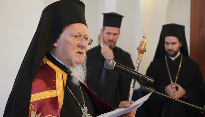 Патріарх Варфоломій. Фото: orthodoxia news agency