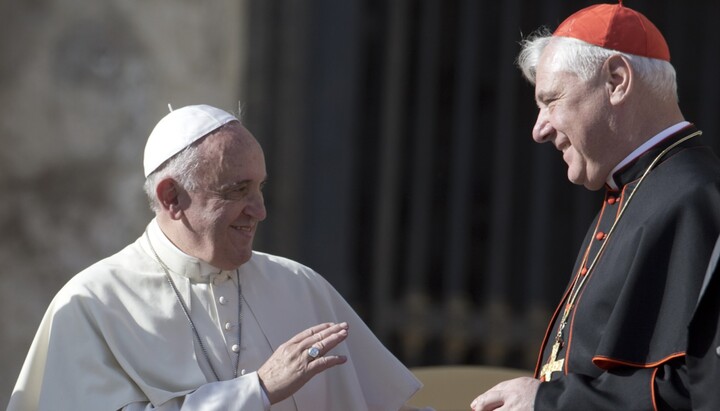 Pope Francis and Cardinal Müller. Photo: sib-catholic.ru