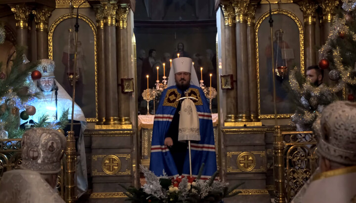 Metropolitan Onuphry of Kharkiv and Bohodukhiv. Photo: a video screenshot of the YouTube video channel of the Kharkiv Eparchy