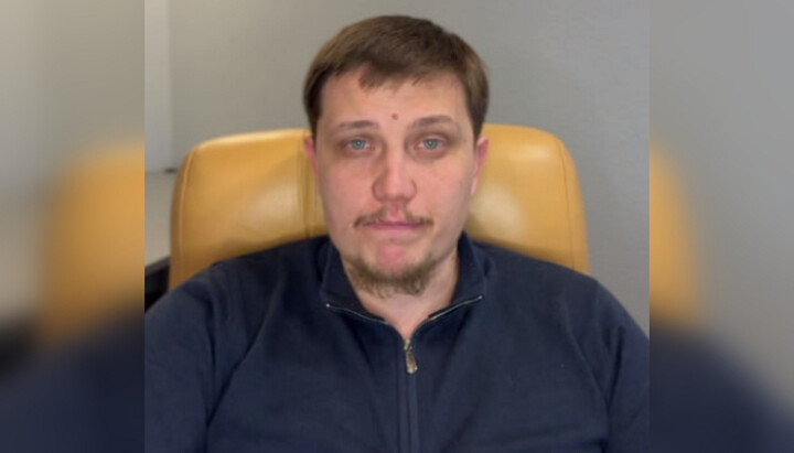 Kyiv-Pechersk Lavra’s lawyer Archpriest Nikita Chekman. Photo: a video screenshot of the lawyer's Telegram channel 