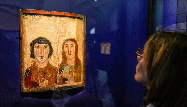 One of the icons from the Khanenko Museum in the Louvre. Photo: Michel Eule