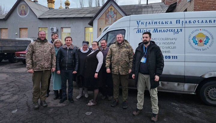 «Миссия милосердия» на Донбассе. Фото: Telegram-канал «Церква допомагає»