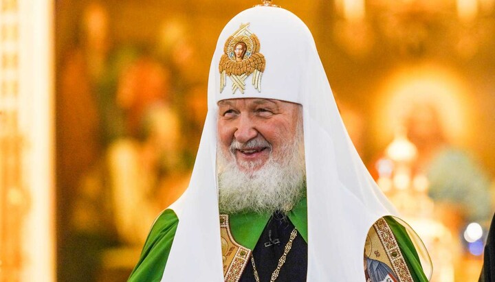Πατριάρχης Μόσχας κ. κ. Κύριλλος. Φωτογραφία: ιστοσελίδα του Πατριαρχείου Μόσχας