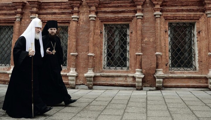 Патріарх Кирил та ігумен Петро (Єремєєв). 2019 рік. Фото: instagram.com/vagankovo