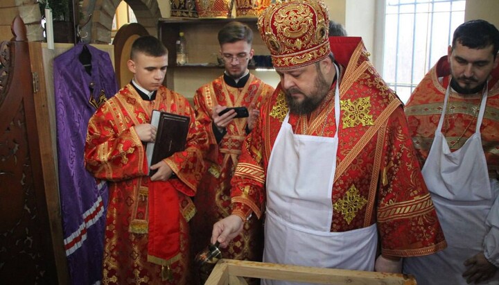 В городе Доброполье Донецкой области освятили храм УПЦ
