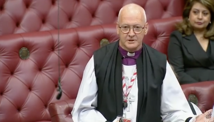 Lord Bishop of Leeds Nick Baines in the House of Lords. Photo: Leeds Diocese FB