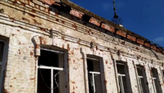 В УПЦ показали зруйнований Георгіївський храм у селі Костянтинівка