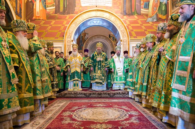 Представники Помісних Церков і Афону вшанували пам'ять прп. Феодосія в Києво-Печерській Лаврі