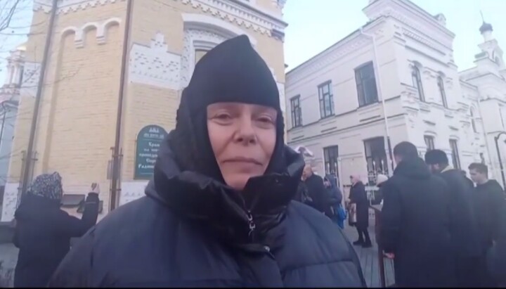 Abbess Seraphima (Shevchyk). Photo: screenshot of the video Telegram channel 