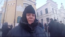 Игумения Серафима на стоянии у Лавры: Каждый киевлянин должен быть здесь