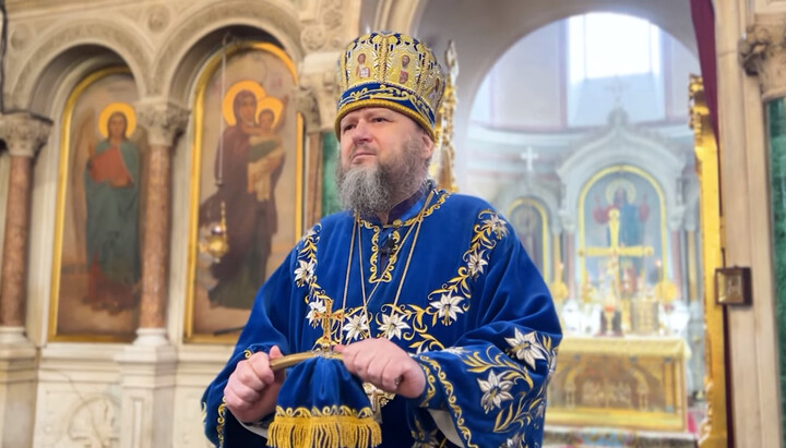 Metropolitan Yevlogy of Sumy. Photo: a video screenshot of the YouTube channel 