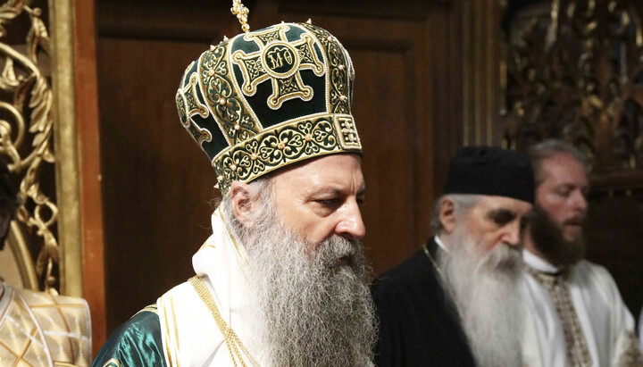Патриарх Сербский Порфирий. Фото: spc.rs