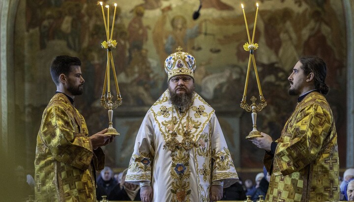 Mitropolitul Teodosie de Cerkasy și Kaniv. Imagine: t.me/Cherkasy_Blagovestnyk