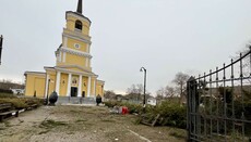 В Херсоне в очередной раз попал под обстрел Успенский собор УПЦ
