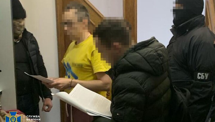 Valery Stupnitsky during the detention. Photo: SBU